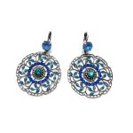Mariana Earrings Boho Chic Ocean Delite, Capri Blue, Blue Zircon & Caribbean Blue Opal Austrian Crystals Serenity Joy Of Life Coll.