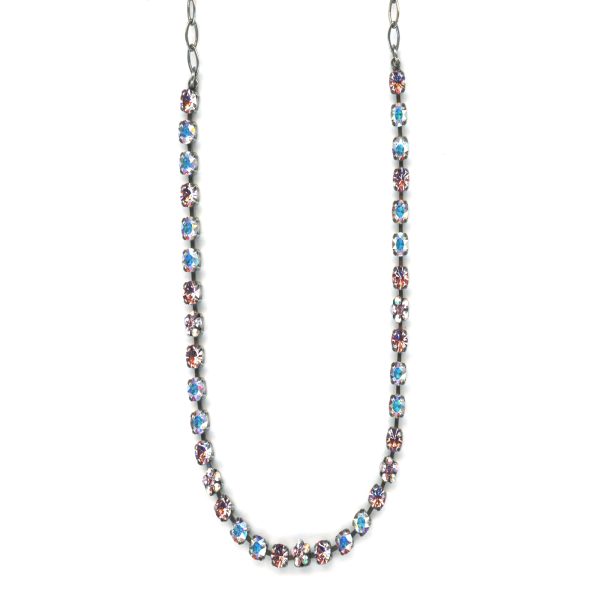 Mariana Necklace for Kids Shimmering AB & Lt Rose Austrian Crystals My Treasures Coll.