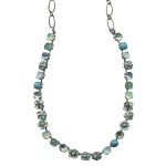 Mariana Necklace Turq Minerals, Greens & Clear Austrian Crystals Mojito Cocktail Hour Coll. - Image 3