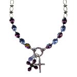 Mariana Necklace Elegant Amethyst & Tanzanite Austrian Crystals My Treasures Coll. - Image 3