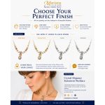 Necklace By Mariana Woman Luxurious Cream Pearl and White Opal Swarovski Crystals - Image 4