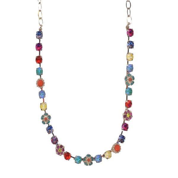 Mariana Necklace Sassy Floral in Multi Color Austrian Crystals My Treasures Coll.