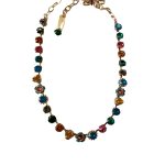 Mariana Necklace Stunning Multi Color Austrian Crystals Selene Odyssey Coll.