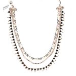 Mariana Necklace Fashionable Rose Water Opal, White Opal, Clear & AB Austrian Crystals Snowflake Winter Wonderland Coll. - Image 3