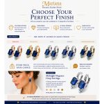Earrings By Mariana Woman Glamorous Montana Blue and Opal Swarovski Crystals - Image 5