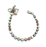 Bracelet By Mariana Woman Beautiful Pink and Opal Swarovski Crystals-SP - Image 2
