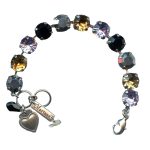 Mariana Bracelet Soulful Jet, Lt Amethyst, Blk Dia, Foil & Champagne Austrian Crystals Discover Inspiration Coll. - Image 3