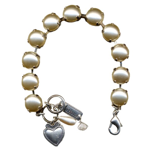 Mariana Bracelet Sophisticated Cream Pearl Austrian Crystals My Treasures Coll.