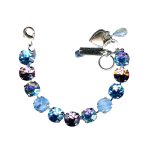 Mariana Bracelet Exquisite Lt Sapphire, Turq, Lt Amethyst & AB Austrian Crystals Diana Icons Coll. - Image 3