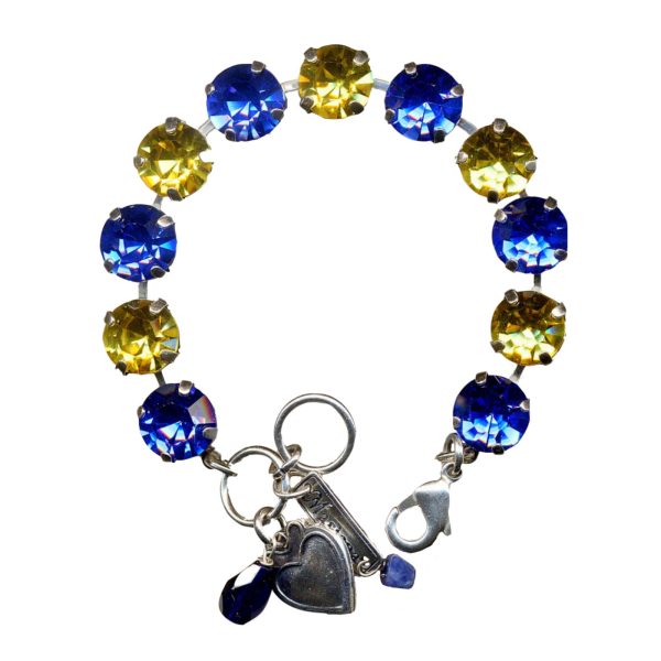Mariana Bracelet Sassy Sapphire & Lime Austrian Crystals  My Treasures Coll.