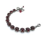 Bracelet By Mariana Woman Stunning Siam Swarovski Crystals - Image 2