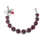 Bracelet By Mariana Woman Stunning Siam Swarovski Crystals