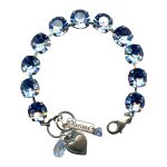 Mariana Bracelet Shimmering Light Sapphire Austrian Crystals My Treasures Coll. - Image 2