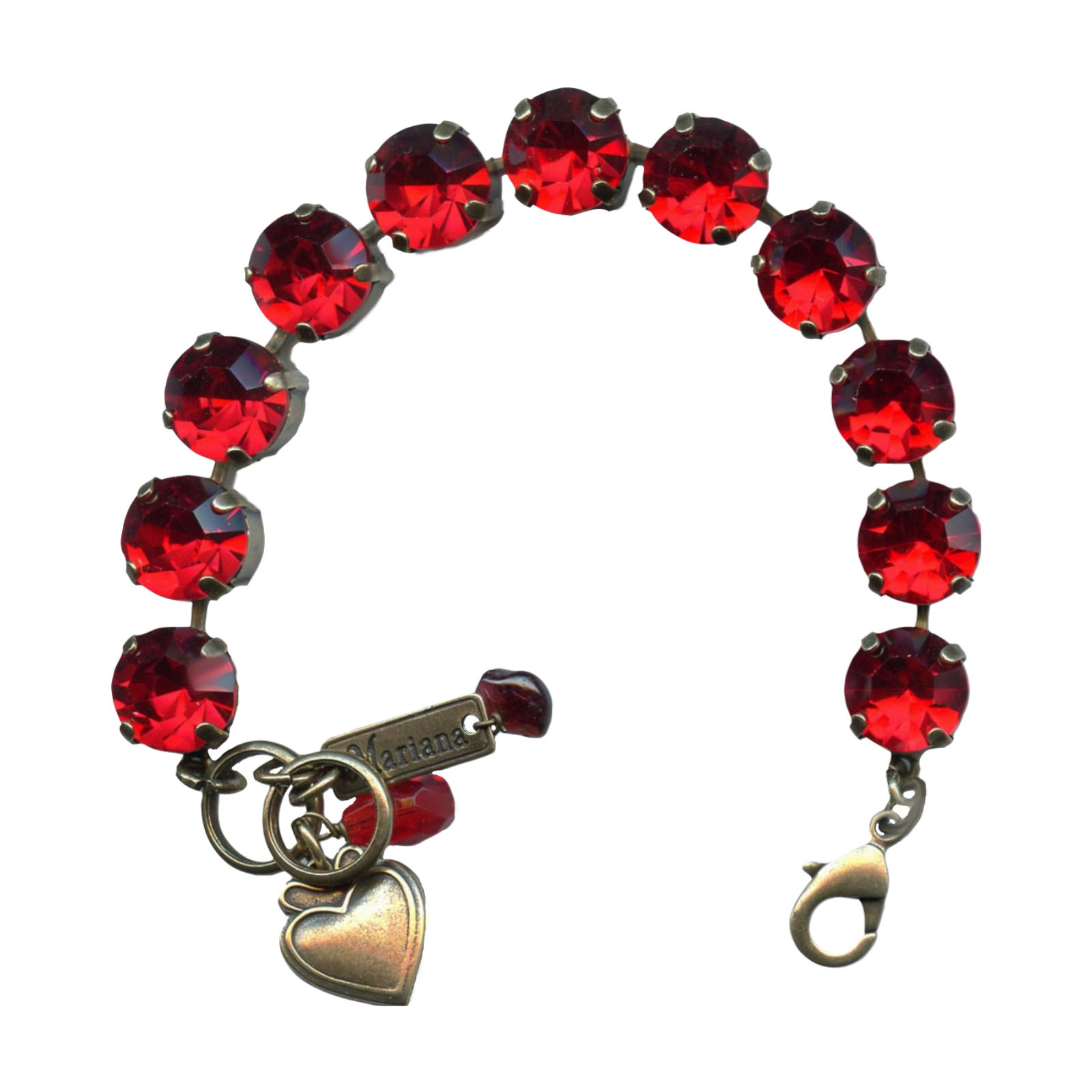 B-4474-227227-AEG(1) Mariana Bracelet Stunning Light Siam Austrian Crystals My Treasures Coll. - Image 1