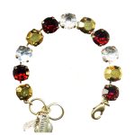 Mariana Bracelet Luxurious Aurum, Ruby & Clear Austrian Crystals My Treasures Coll. - Image 3