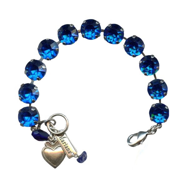 Mariana Bracelet Classy Capri Blue Austrian Crystals My Treasures Coll.