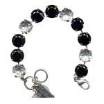 Mariana Bracelet Exude Elegance Jet Black & Clear Austrian Crystals Checkmate Cocktail Hour Coll. - Image 3