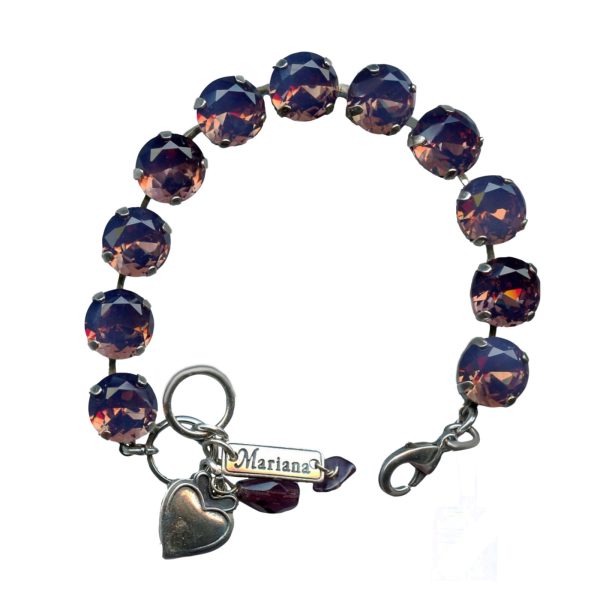 Mariana Bracelet Exquisitely Elegant Cyclamen Opal Austrian Crystals My Treasures Coll.