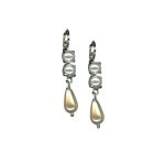 Mariana Earrings Timeless Cream Pearl Austrian Crystals My Treasures Coll. - Image 2