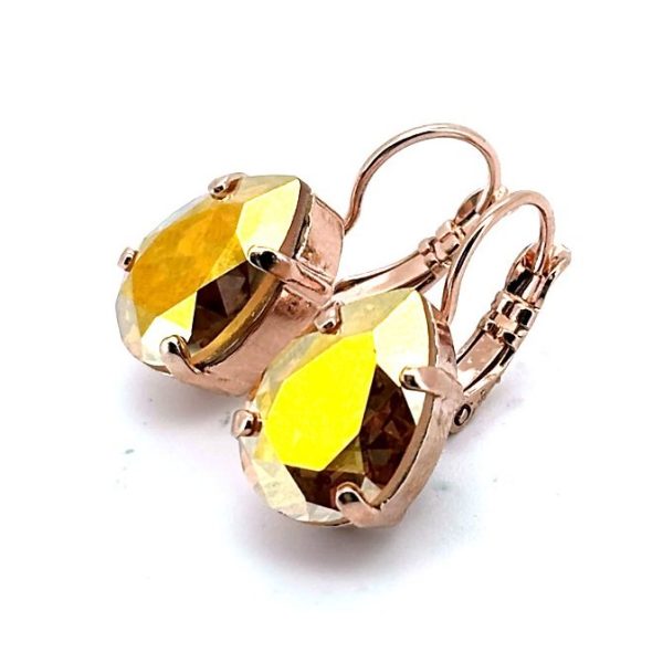 Earrings By Mariana My Treasures Coll. Luxurious Metsunshine Swarovski Crystals