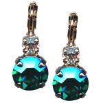 Mariana Earrings Gorgeous Blue Zircon AB & Clear Austrian Crystals My Treasures Coll. - Image 3