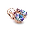 Mariana Earrings Colorful Vitrail Light & Light Rose Austrian Crystals My Treasures Coll. - Image 3