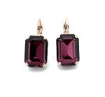 Earrings By Mariana My Treasures Coll. Alluring Amethyst Swarovski Crystals