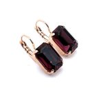 Earrings By Mariana My Treasures Coll. Alluring Amethyst Swarovski Crystals - Image 2