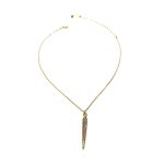 Mariana Necklace Pendant Fashionable Greens & Lt Peach Austrian Crystals Summer Palace Silk Road Coll. - Image 2