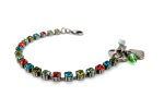 Bracelet By Mariana Woman Sassy Orange and Aqua Swarovski Crystals-SP - Image 3