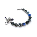 Bracelet By Mariana Woman Glamorous Montana Blue and Sapphire Swarovski Crystals - Image 4