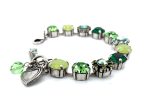 Mariana Bracelet Charming Peridot, Grass Green, Chrysolite Opal & Citrine Austrian Crystals My Treasures Coll. - Image 3