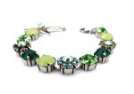 Mariana Bracelet Charming Peridot, Grass Green, Chrysolite Opal & Citrine Austrian Crystals My Treasures Coll. - Image 2