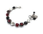 Bracelet By Mariana My Treasures Coll. Alluring Jet Black, Clear & Siam Swarovski Crystals - Image 2