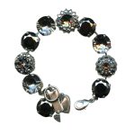 Bracelet By Mariana Woman Soulful Jet and Jet Hematite Swarovski Crystals - Image 3