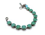 Bracelet By Mariana Woman Luscious lt. Aqua Opal Swarovski Crystals - Image 2