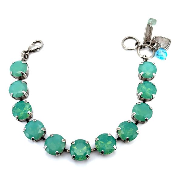 Bracelet By Mariana Woman Luscious lt. Aqua Opal Swarovski Crystals