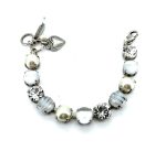 Bracelet By Mariana Woman Timeless Pearl and White Opal Swarovski Crystals