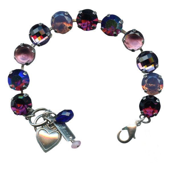 Mariana Bracelet Sophisticated Amethyst, Purple Velvet, Cyclamen Opal & AB Austrian Crystals Desire Nirvana Coll.