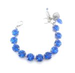 Bracelet By Mariana Woman Precious Sapphire Swarovski Crystals