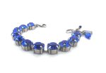 Bracelet By Mariana Woman Precious Sapphire Swarovski Crystals - Image 2