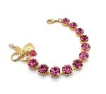 Bracelet By Mariana Woman Lovely Rose Swarovski Crystals - Image 3