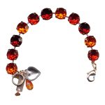 Mariana Bracelet Sassy Bright Red & Hyacinth Austrian Crystals I’m On Fire Paradise Coll. - Image 2