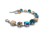 Mariana Bracelet Adorable Teal Green, Amber, & Sand Opal Austrian Crystals Harmony Dancing the Night Away Coll. - Image 3