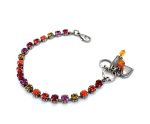 Bracelet By Mariana Woman Fancy Hyacinth and Topaz Swarovski Crystals-SP