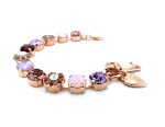 Bracelet By Mariana Elizabeth Icons Coll. Adorable Vintage Rose, Lt Amethyst, Cyclamen Opal, & White Opal Austrian Crystals - Image 3