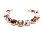 Bracelet By Mariana Elizabeth Icons Coll. Adorable Vintage Rose, Lt Amethyst, Cyclamen Opal, & White Opal Austrian Crystals - Image 2