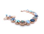 Mariana Bracelet Alluring Heliotrope, Sapphire, Marbled Stone, Pacific Opal, & Blue Opal Austrian Crystals My Treasures Coll. - Image 3