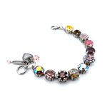 Bracelet By Mariana Woman Glitzy Rose Delite and Siam Swarovski Crystals - Image 4