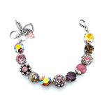 Bracelet By Mariana Woman Glitzy Rose Delite and Siam Swarovski Crystals - Image 2